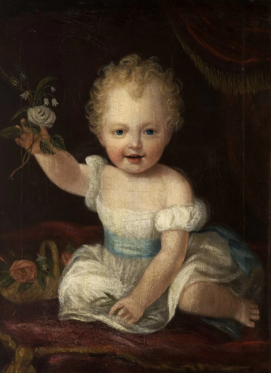 Alfred Émile Stevens - Il 3° Lord de Tabley, di Due Anni, c.1837, University of Manchester